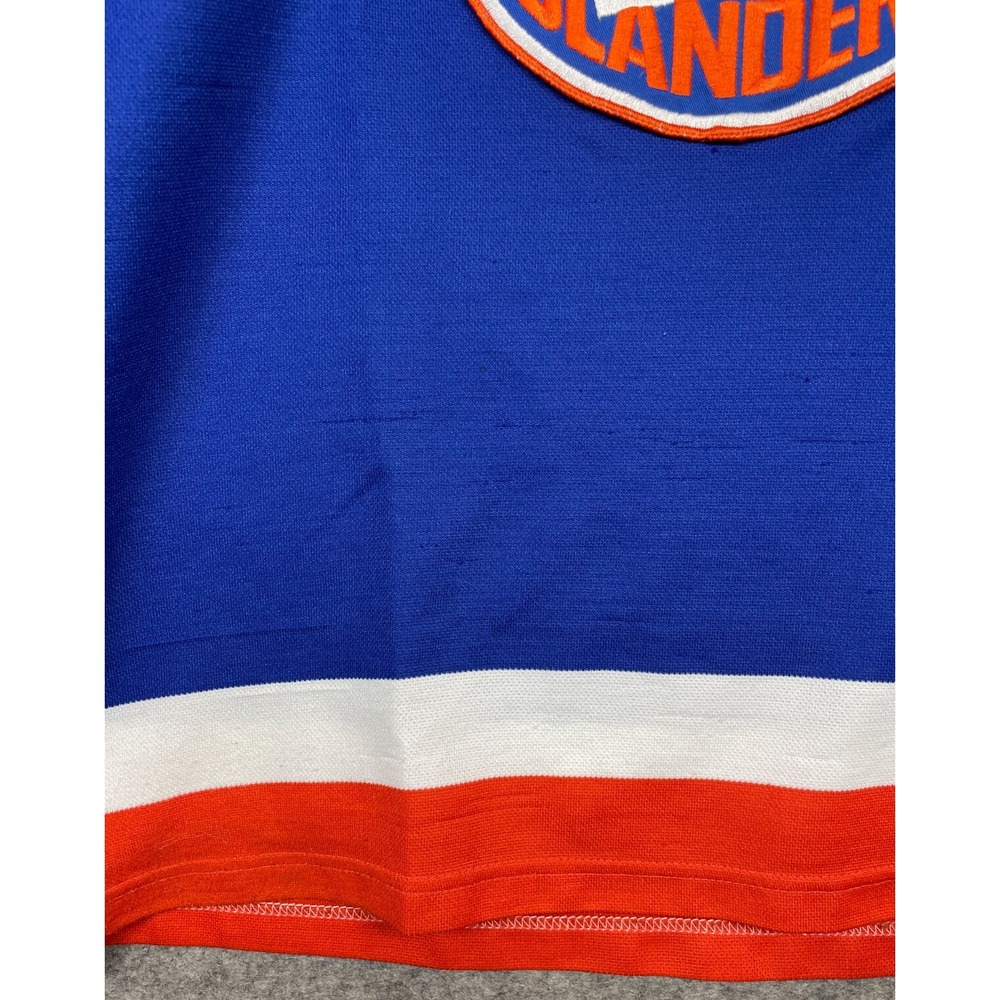 Vintage CCM NY Islanders Hockey Jersey Mens L Blue Orange White New York Read - Picture 5 of 16